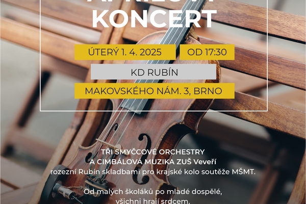 Aprílový koncert smyčcového oddělení