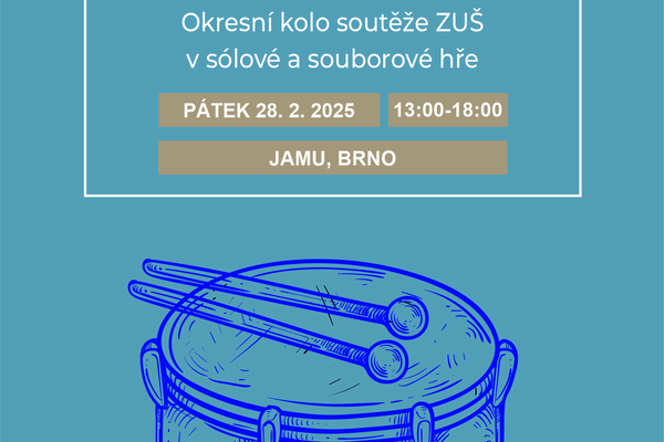 Okresní kolo soutěž bicích nástrojů