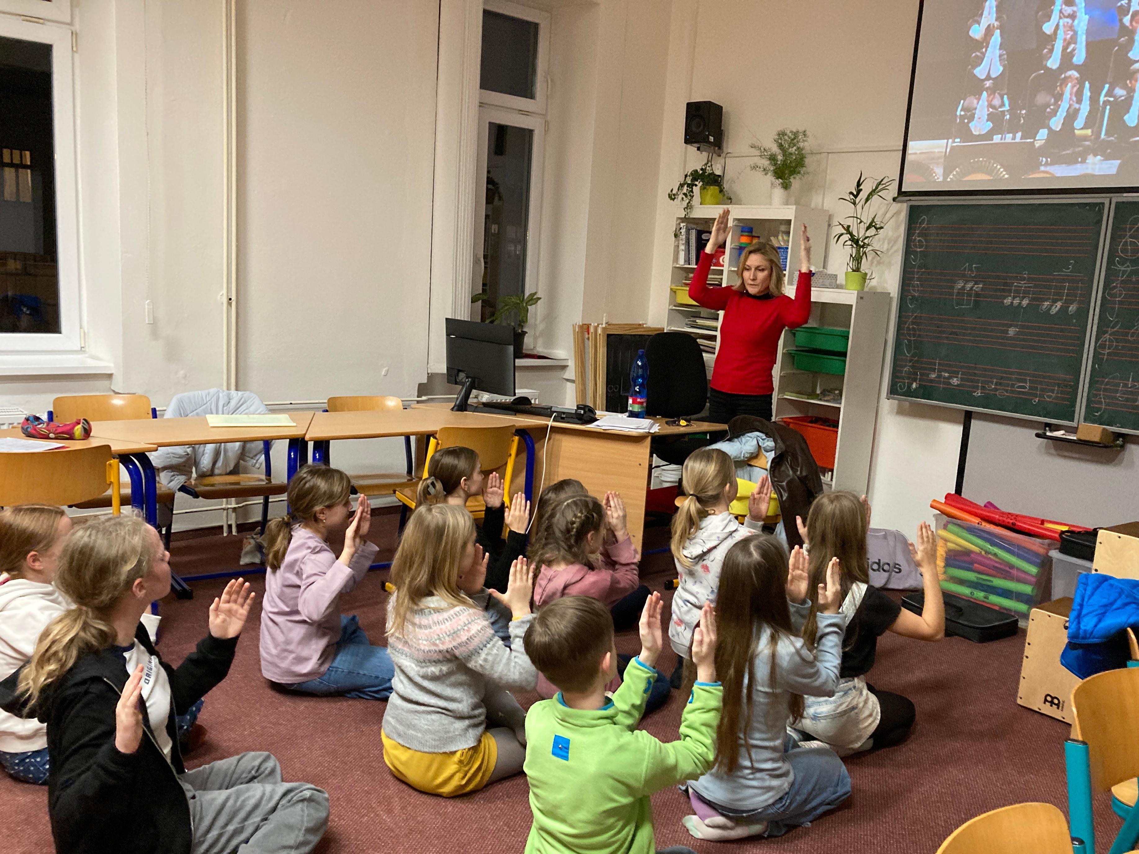 zábavná hudební nauka na ZUŠ Veveří